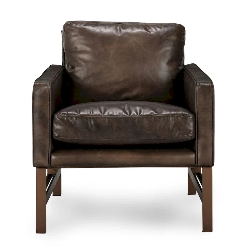 Classic Home Chad Leather Club Chair