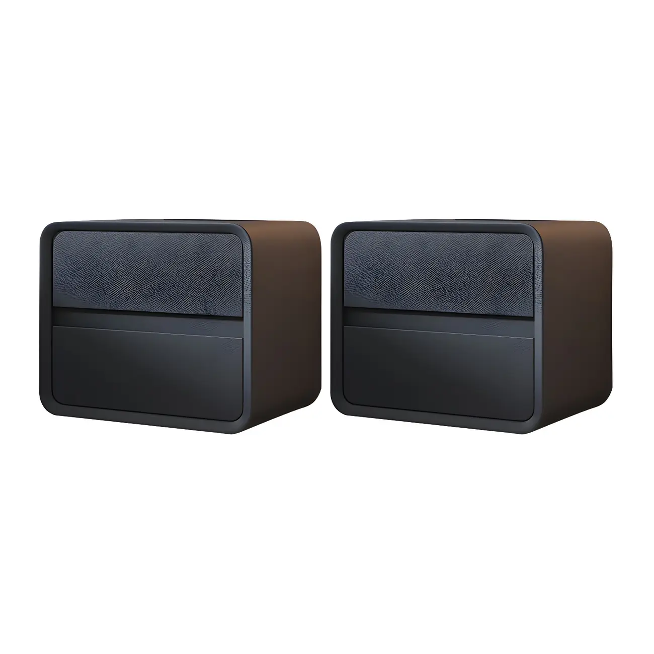 Scandinavian Wood Narrow Bedside Cabinet