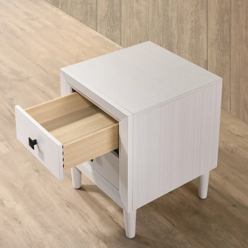 Kaalaslupa Contemporary Wood 2-Drawer Nightstand by Carson Carrington