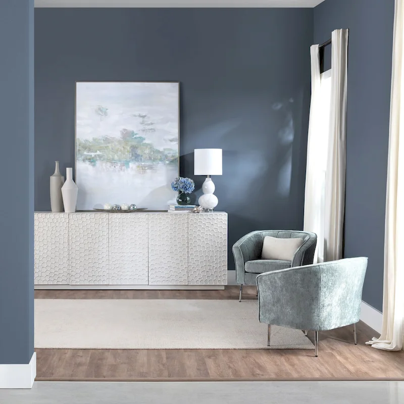 Mango Wood Five-Door Living Room Buffet Sideboard