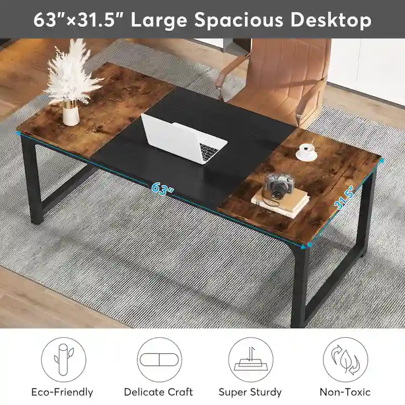 63  Large Computer Desk