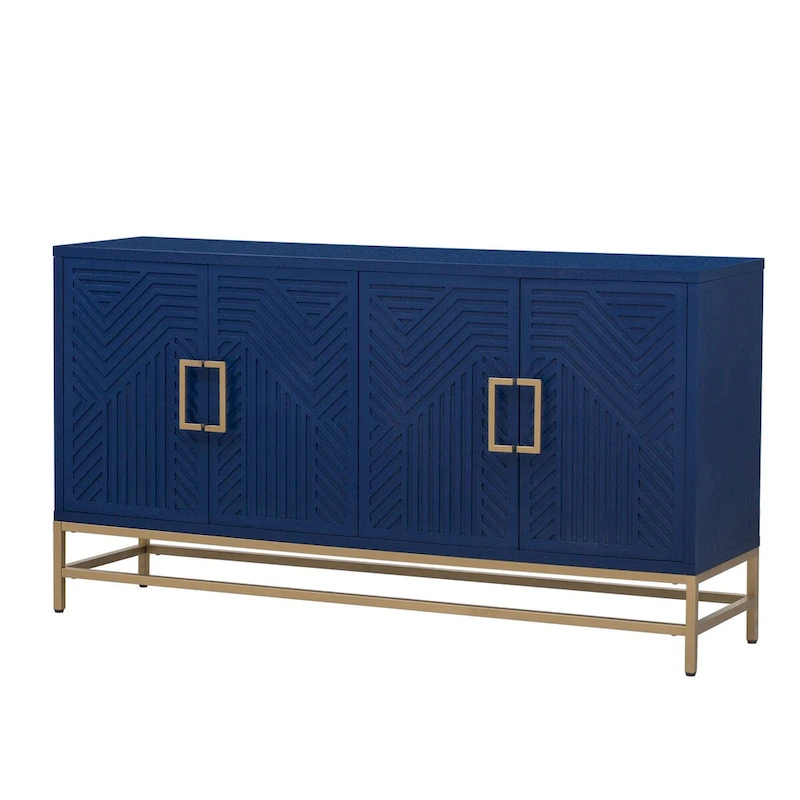 Retro Style Sideboard with Adjustable Shelves