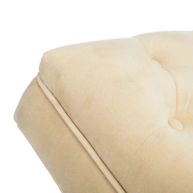 SAFAVIEH Cheri Chaise with Round Pillow - 65Wx23Dx33H