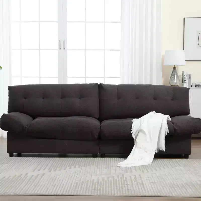 96W Loveseat Cloud Sofa, Upholstered Sofa Couch 4L -ModernLuxe