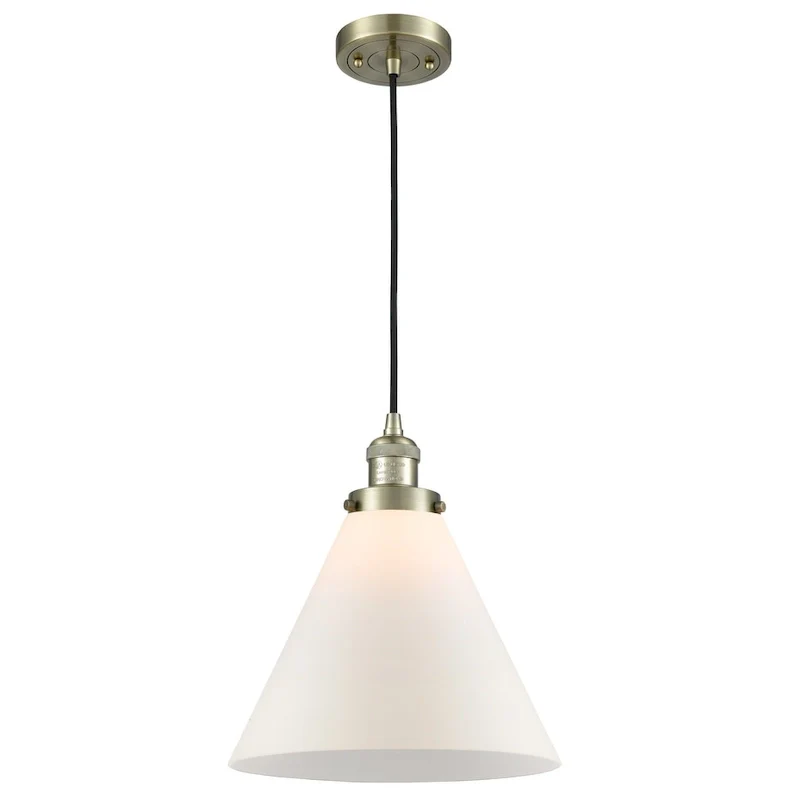 Innovations Lighting X-Large Cone Single Light 12  Wide Pendant