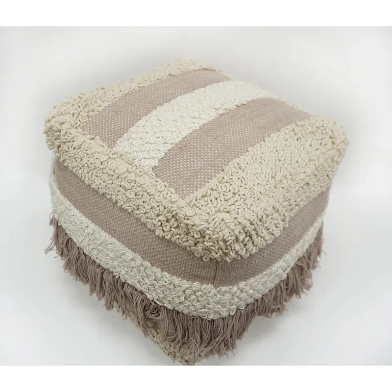 Wool Cotton Marko Pouf