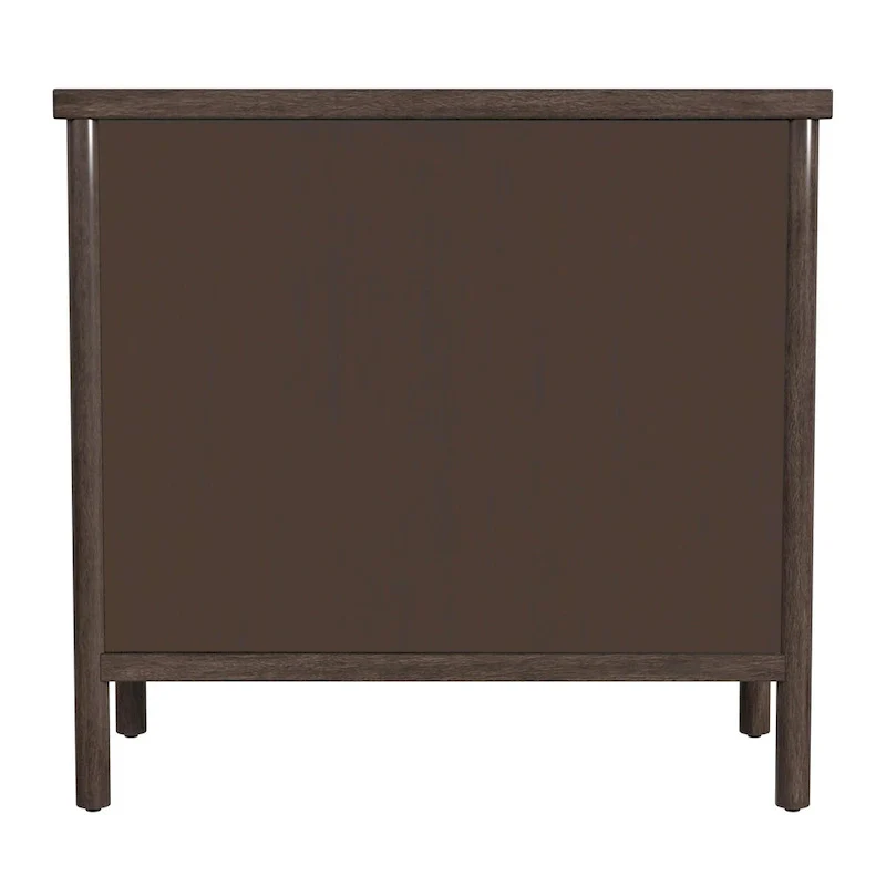 3 Drawer Rounded Leg Wood Dresser