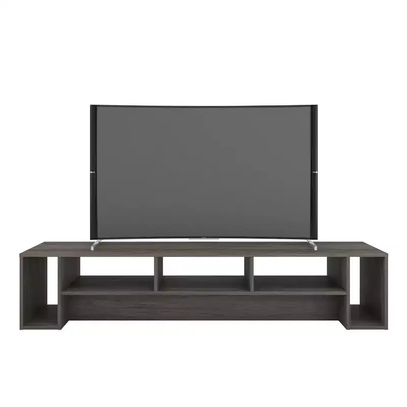 Rustik 3 Shelf TV Stand for TVs up to 80 - Nexera