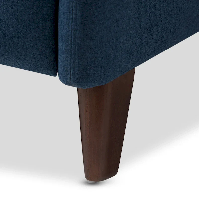 Mid-century Fabric Recliner by Baxton Studio