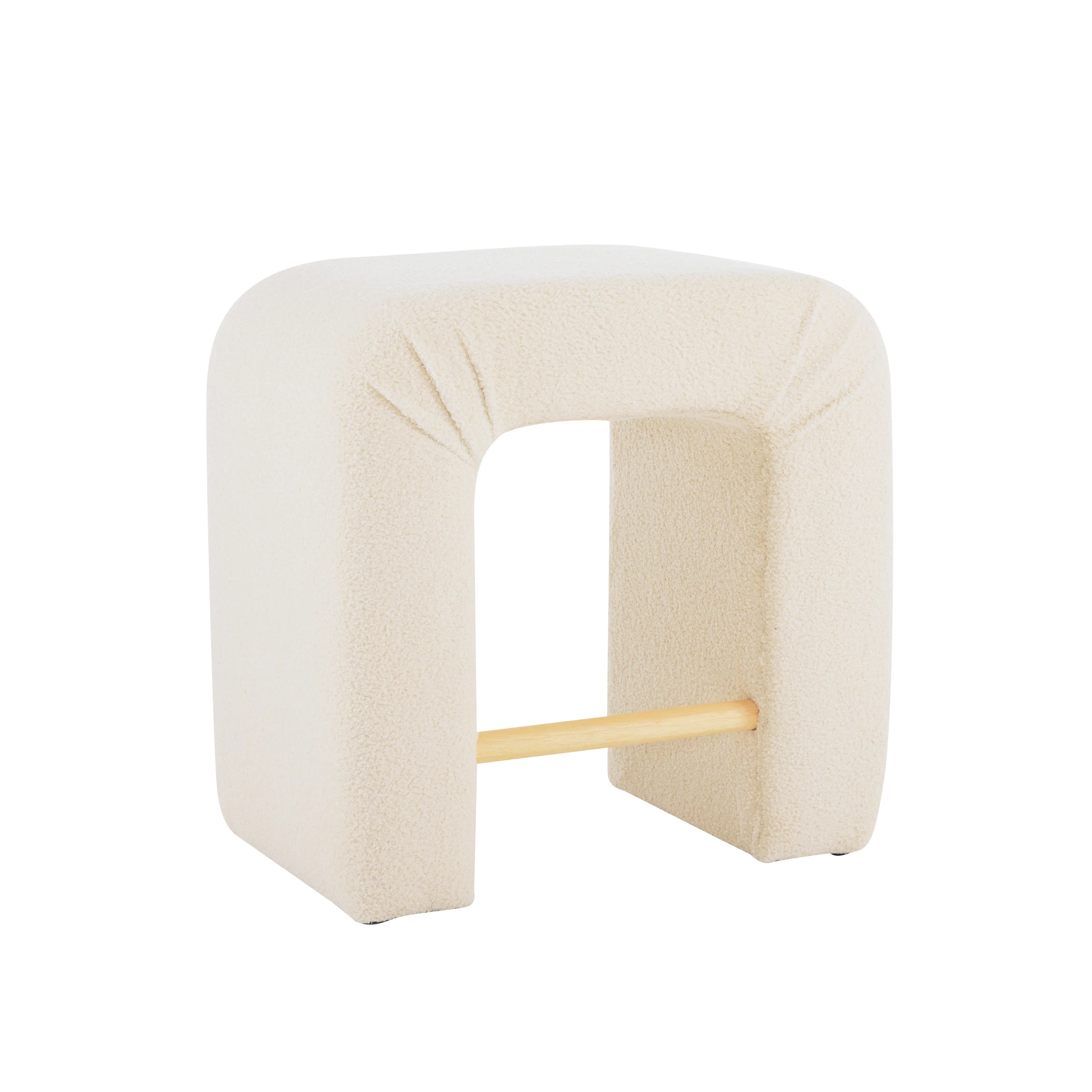 Set of 2 Modern Inverted U-Shape Bar Stools