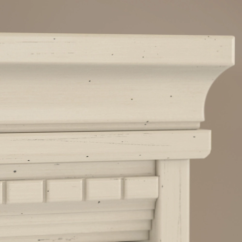 Fairview 60W L Shaped Desk with Hutch and Bookcase by Bush Furniture