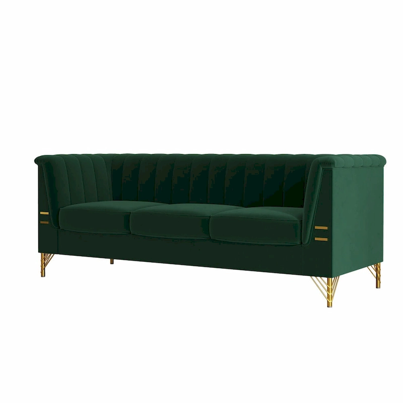 82.67 W Velvet Sofa