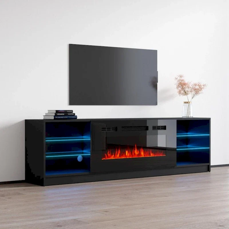Amsden Electric Fireplace TV Stand