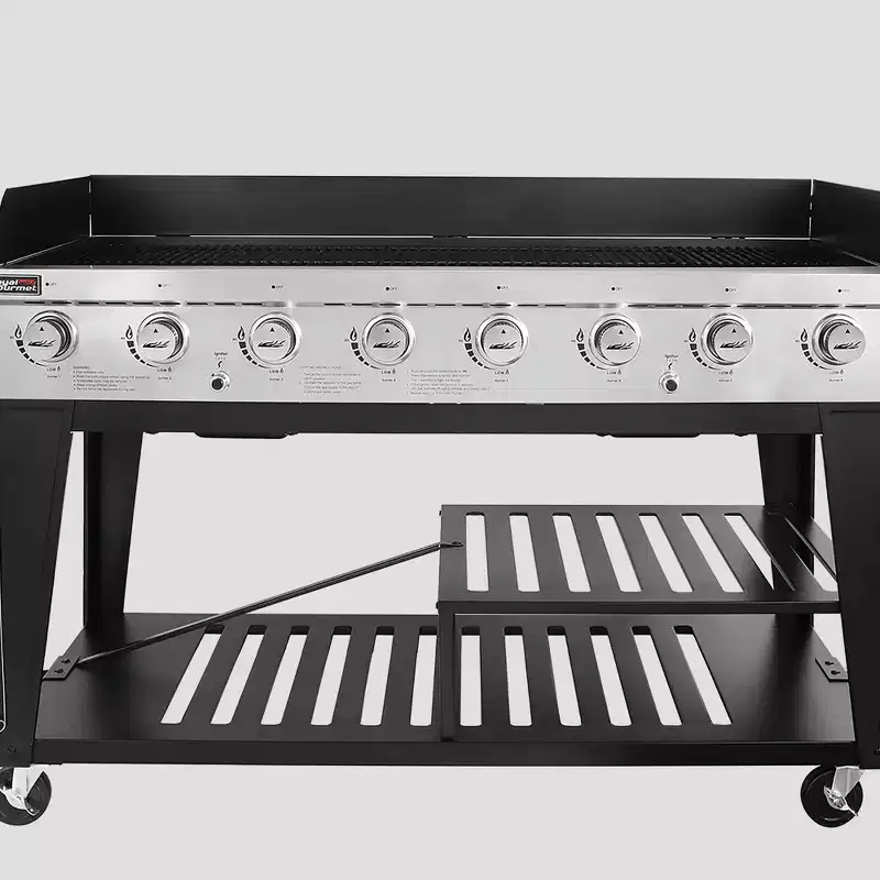 Royal Gourmet 8-Burner Large Event 104000 BTU Gas Grill Black