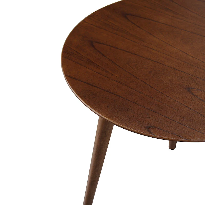 Faux Wood Finish Side Table — 20