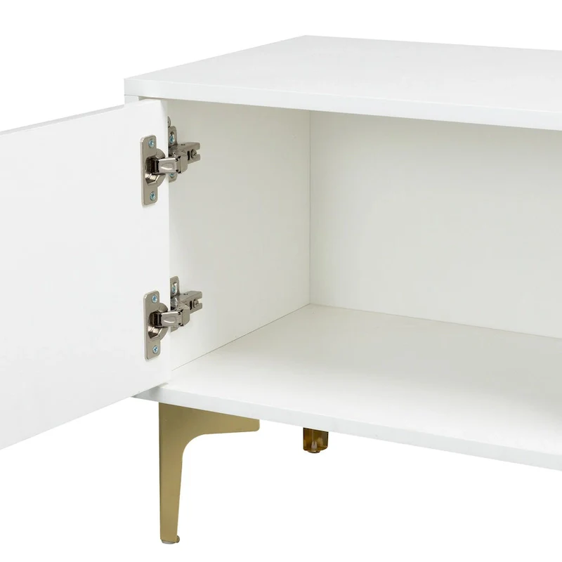 TV Cabinet,entertainment center with LED remote control lights