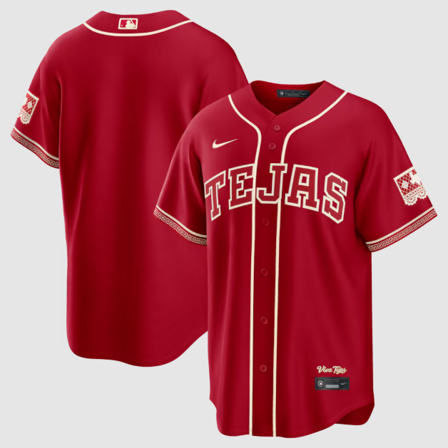 Texas Rangers Red 2026 City Connect Stadium Jersey
