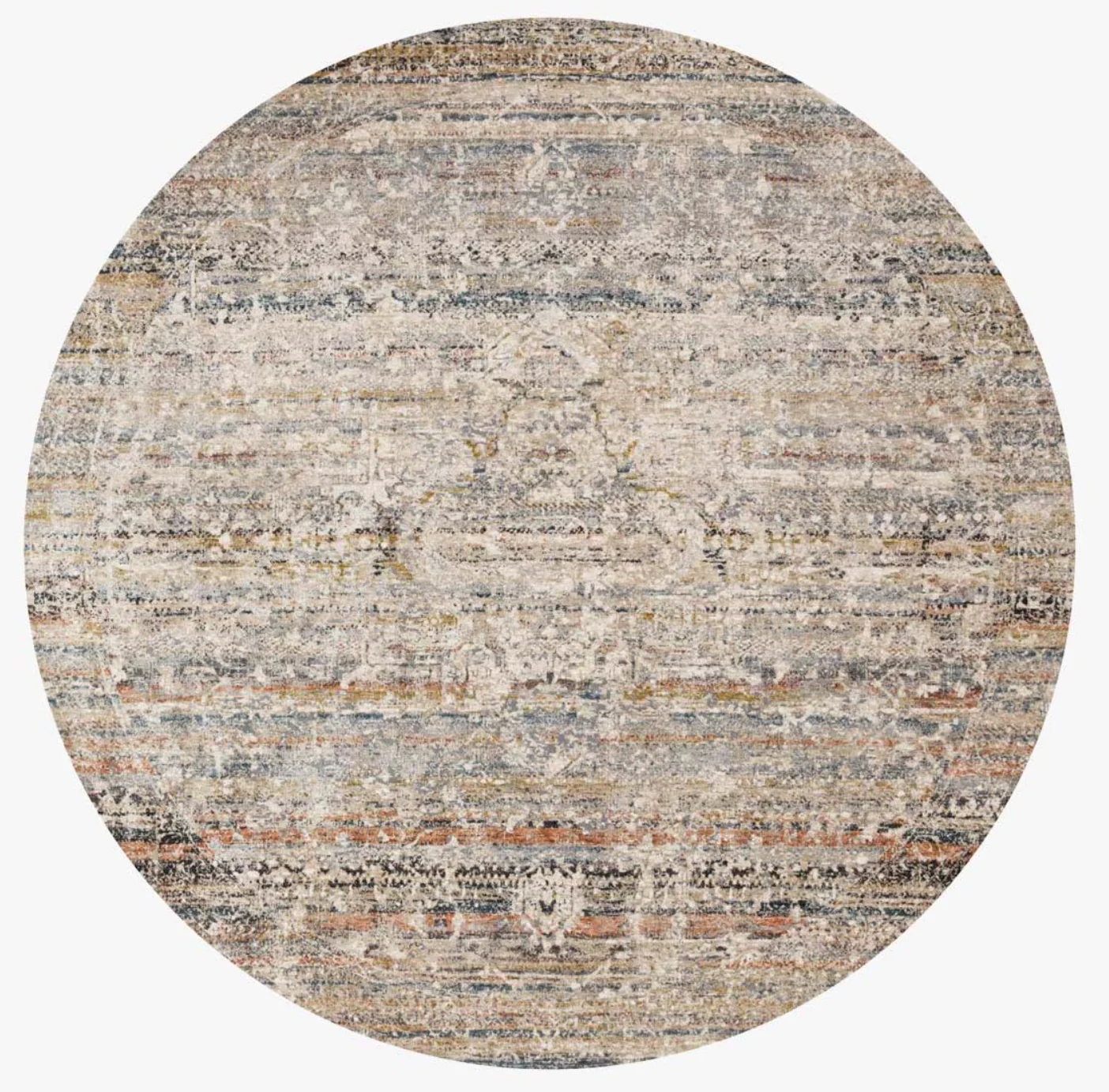 Theia Taupe/Multi Rug