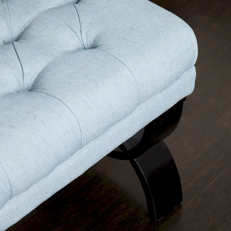 Scarlette Tufted Fabric Ottoman Bench by Christopher Knight Home - 41.00 L x 17.25 W x 16.75 H