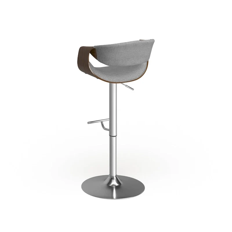 Carson Carrington Sauda Mid-century Modern Walnut WoodAdjustable Bar Stool