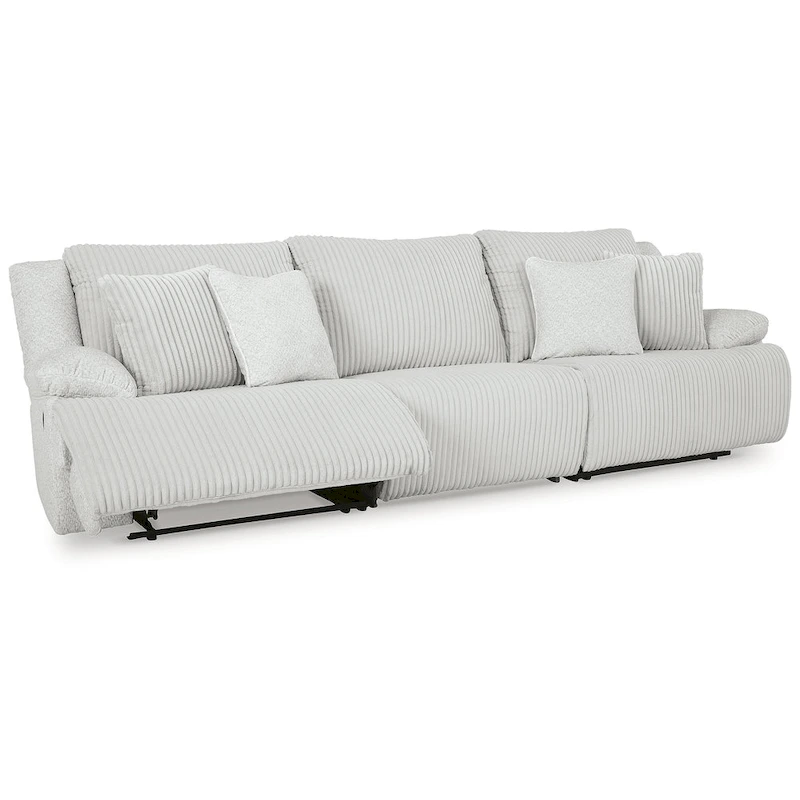 Signature Design by Ashley Top Tier 3-Piece Reclining Sectional Sofa - 128W x 40D x 41H