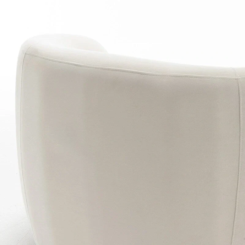 SEYNAR Modern Glam Velvet Upholstered 360 Degree Swivel Accent Armchair Set of 2