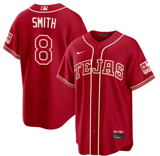 Josh Smith Texas Rangers Red 2026 City Connect Jersey