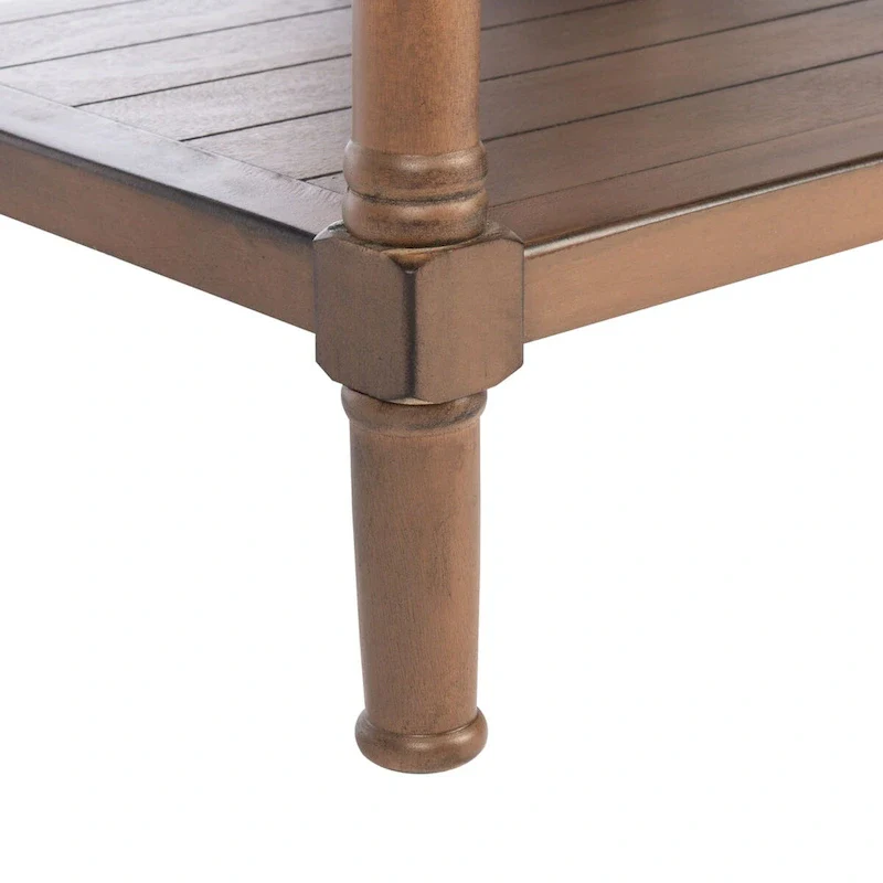 SAFAVIEH Elianne 1-Drawer Accent Table - 19  W x 15.8  L x 26  H - 19Wx16Dx26H