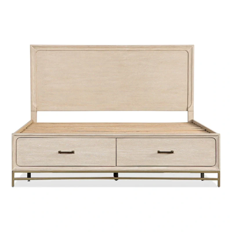 Furniture of America Drayden Transitional Oak Solid Wood 6-Piece Bedroom Set