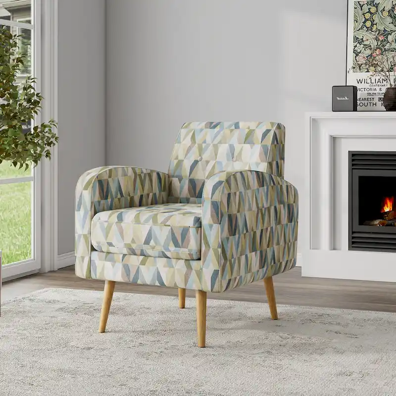 Mindy Mid-Century Modern Small Space Accent Armchair
