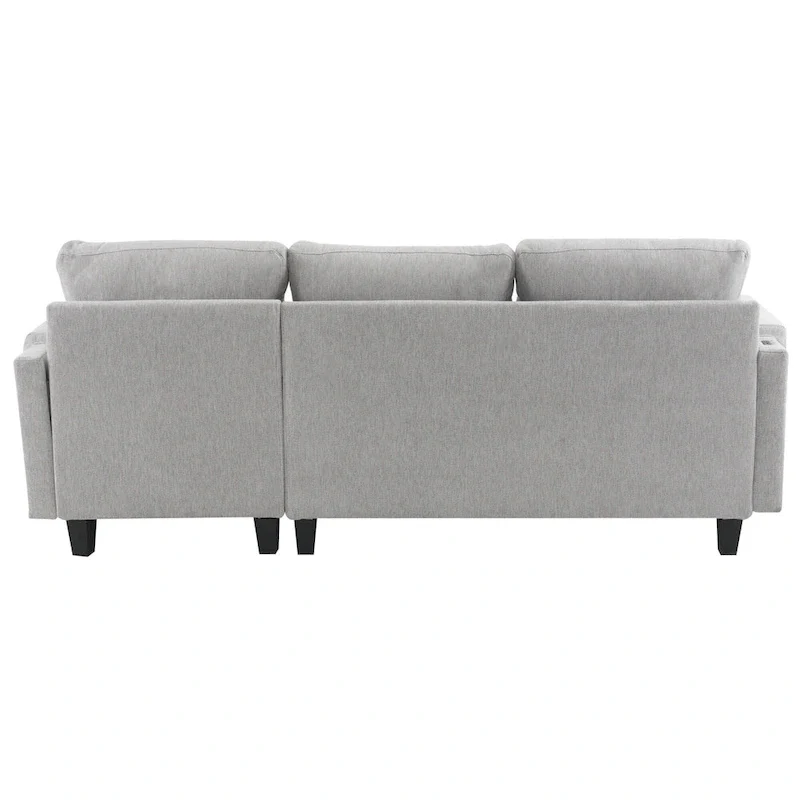 83.4inch L-shaped Sofa Sectional Couch Sofa Bed