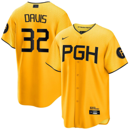 Henry Davis Pittsburgh Pirates City Connect Jersey