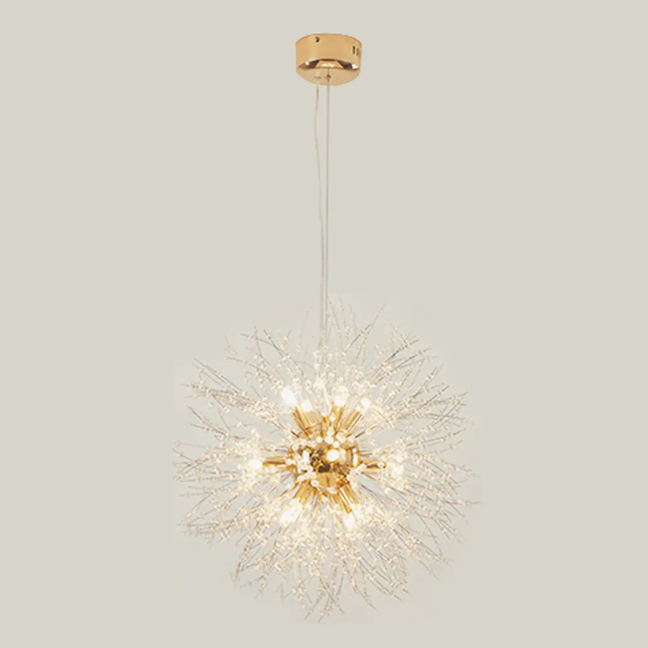 Luxury Crystal Chandelier Starburst with Flexible Length