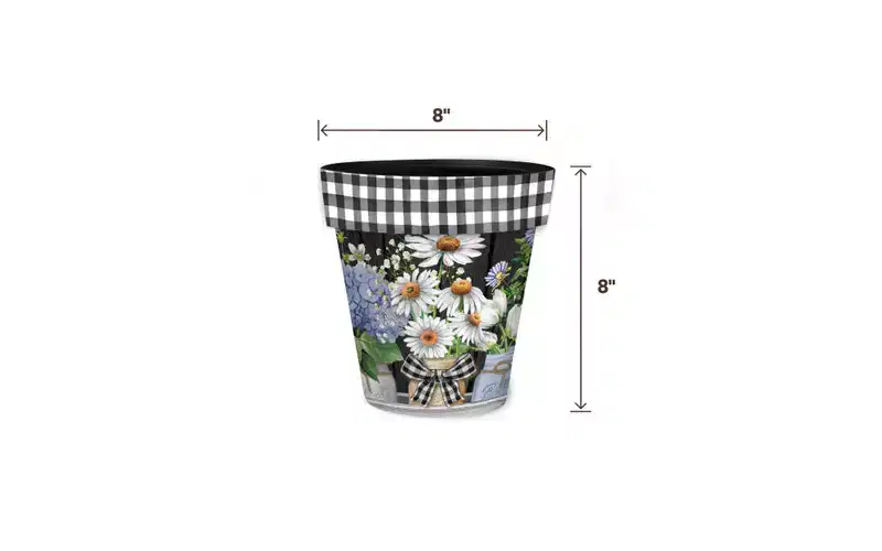 Briarwood Lane Summer Planter 8.5 x 8.5 x 8.5 Crated Mason Jars Small For Summer Planter