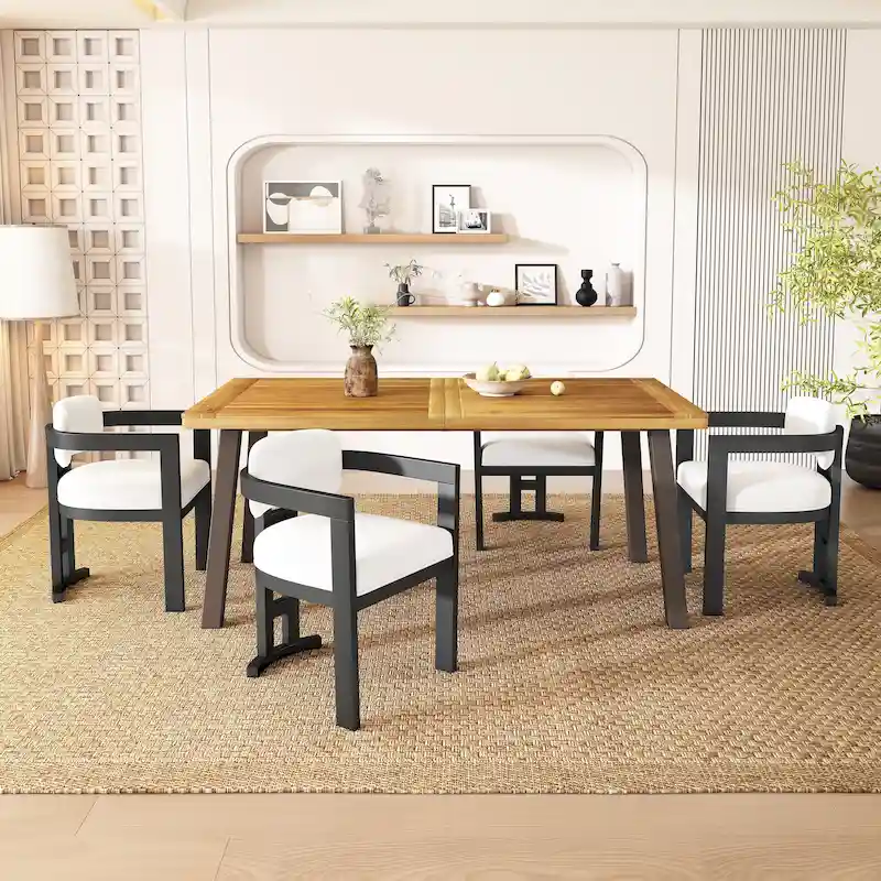 Christopher Knight Home - Evelyn Upholstered Rubberwood Dining Chairs (Set of 4)