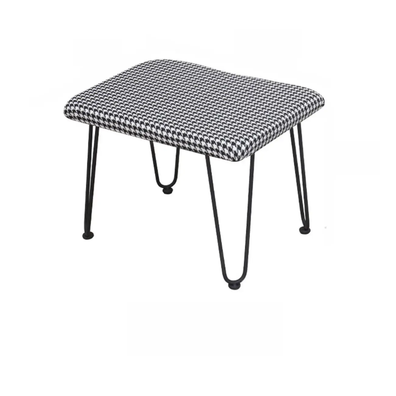 Tech Cloth Upholstered Wood Rocking Chair with Recessed Arm