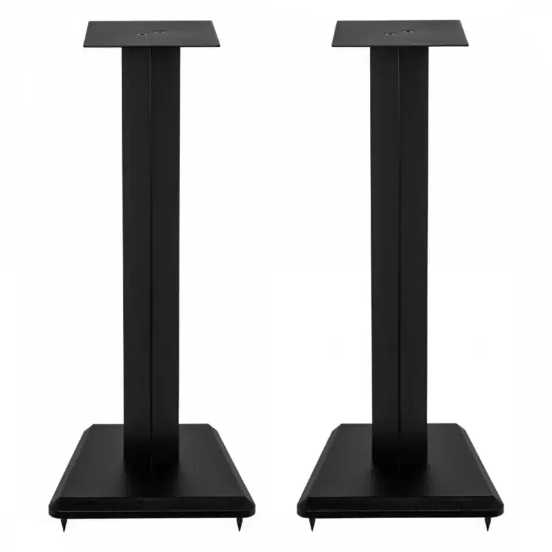 Elac LS10-B - 23 Steel and Wood Speaker Stands - Black, Pair