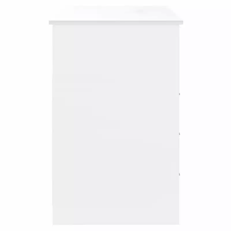 vidaXL Desk White Engineered wood 40.2 in x 19.7 in x 29.9 in Desk