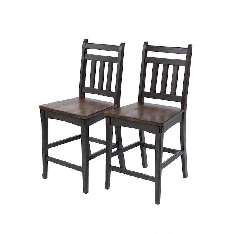 7 Piece Counter-height Solid Wood Dining Set