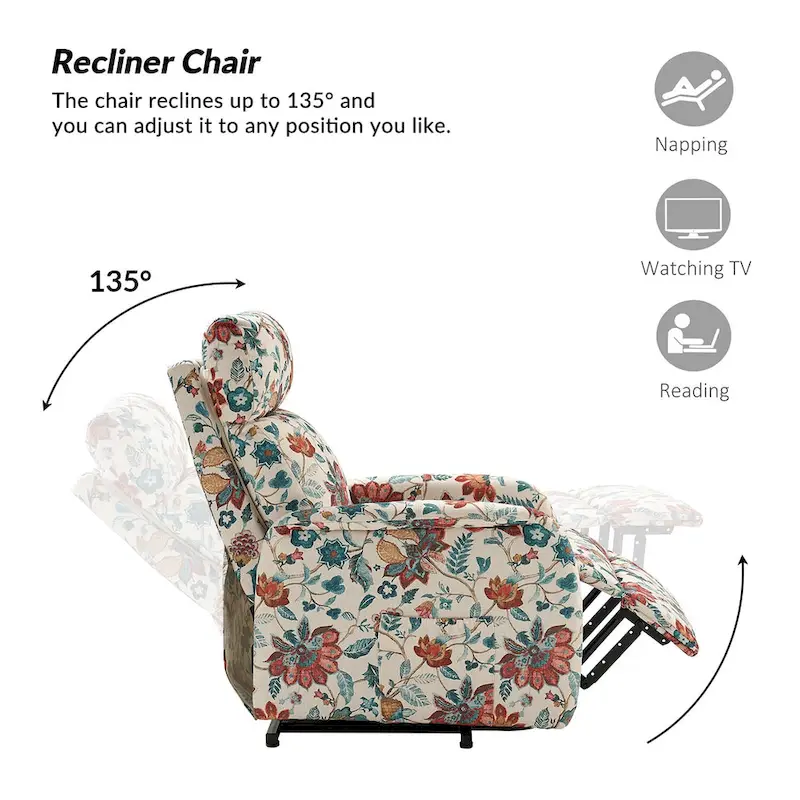 Elisa Power Remote Lift Assist Recliner Set Of 2 with Metal Base