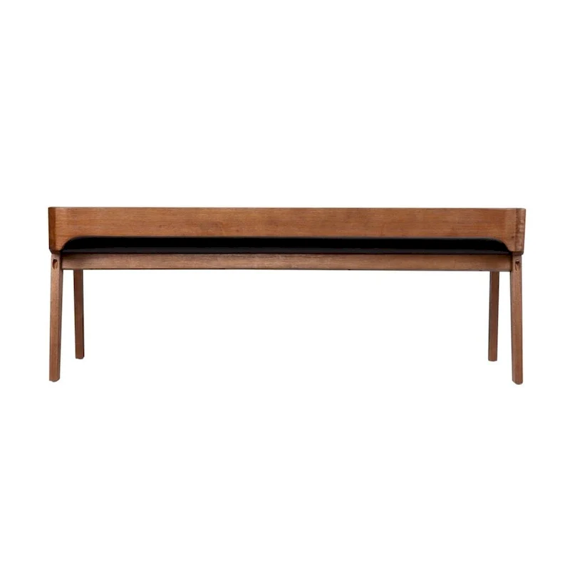Rasmus Mid Century Wood Dining Bench