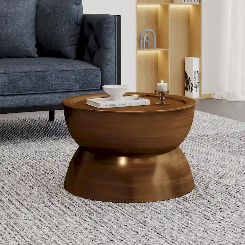 Iron Hourglass Coffee Table