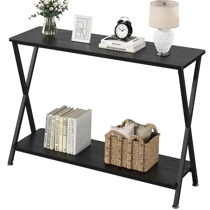 Console Table with 2 Shelves