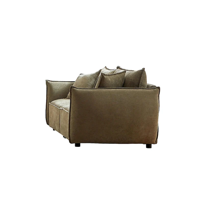 44  Upholstered Arm Chair with Pillows