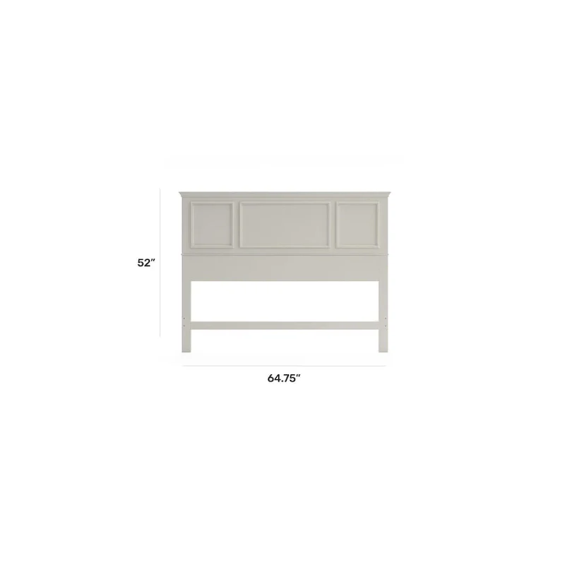 Naples Off-White Queen Headboard