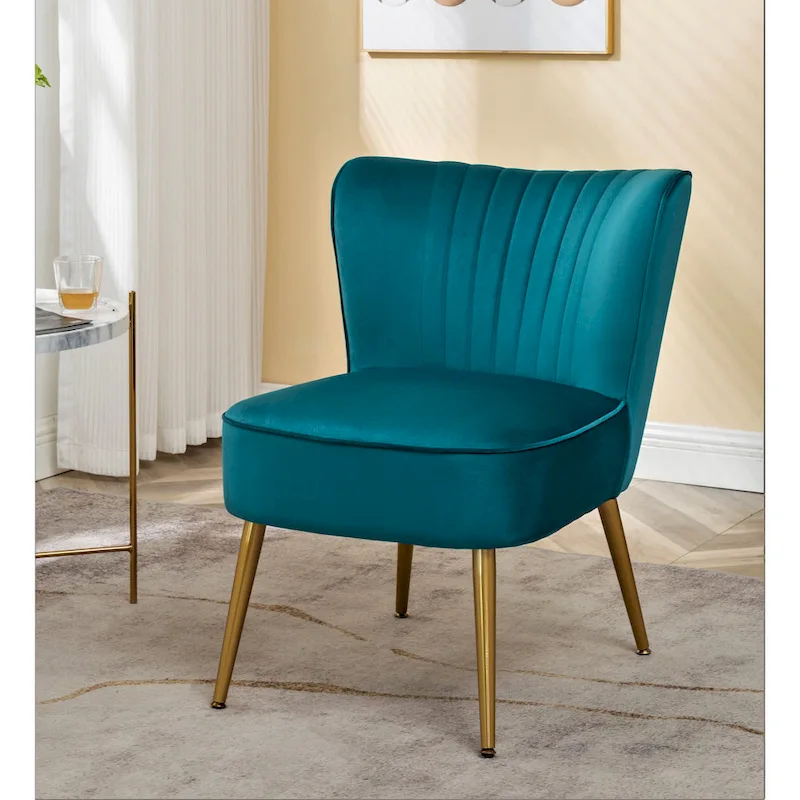 Sauter 23.2  Wide Mid-Century Modern Microfiber Accent Chair