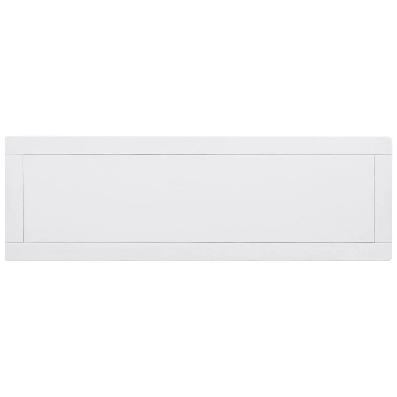 Pine Solid Wood Console Table with Two Open Shelves