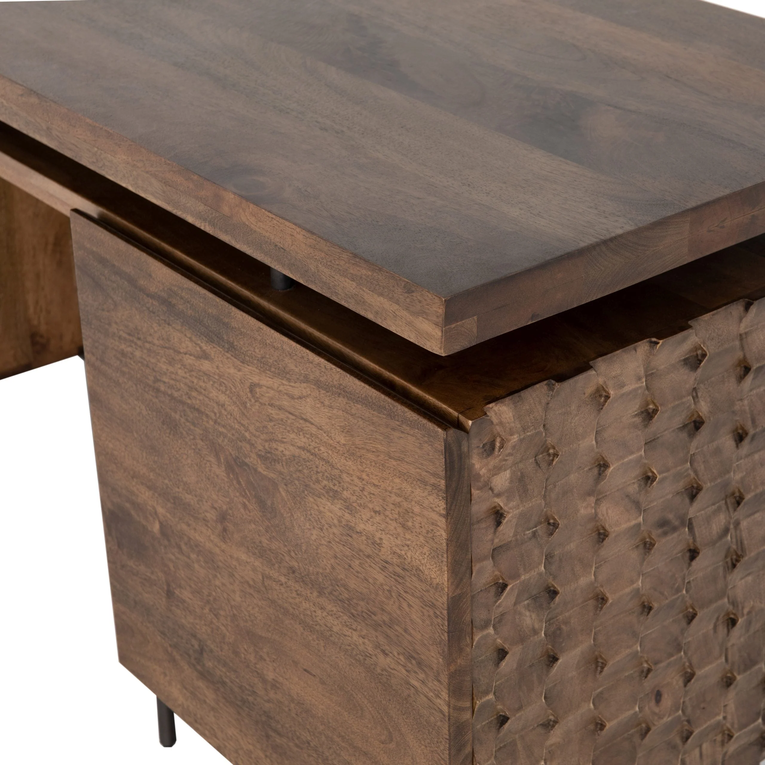 RAFFAEL DESK-ANTIQUE BROWN