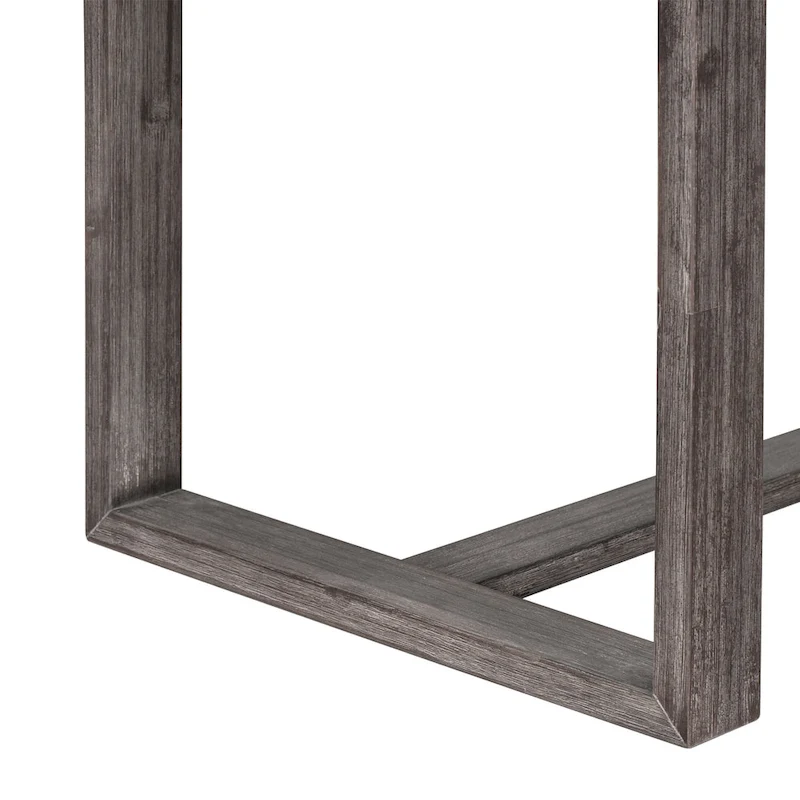 5 Pcs Counter Height Dining Table Set, Solid Wood Kitchen Dining Table Set with Rectangular Dining Table and 4 Dining Chairs