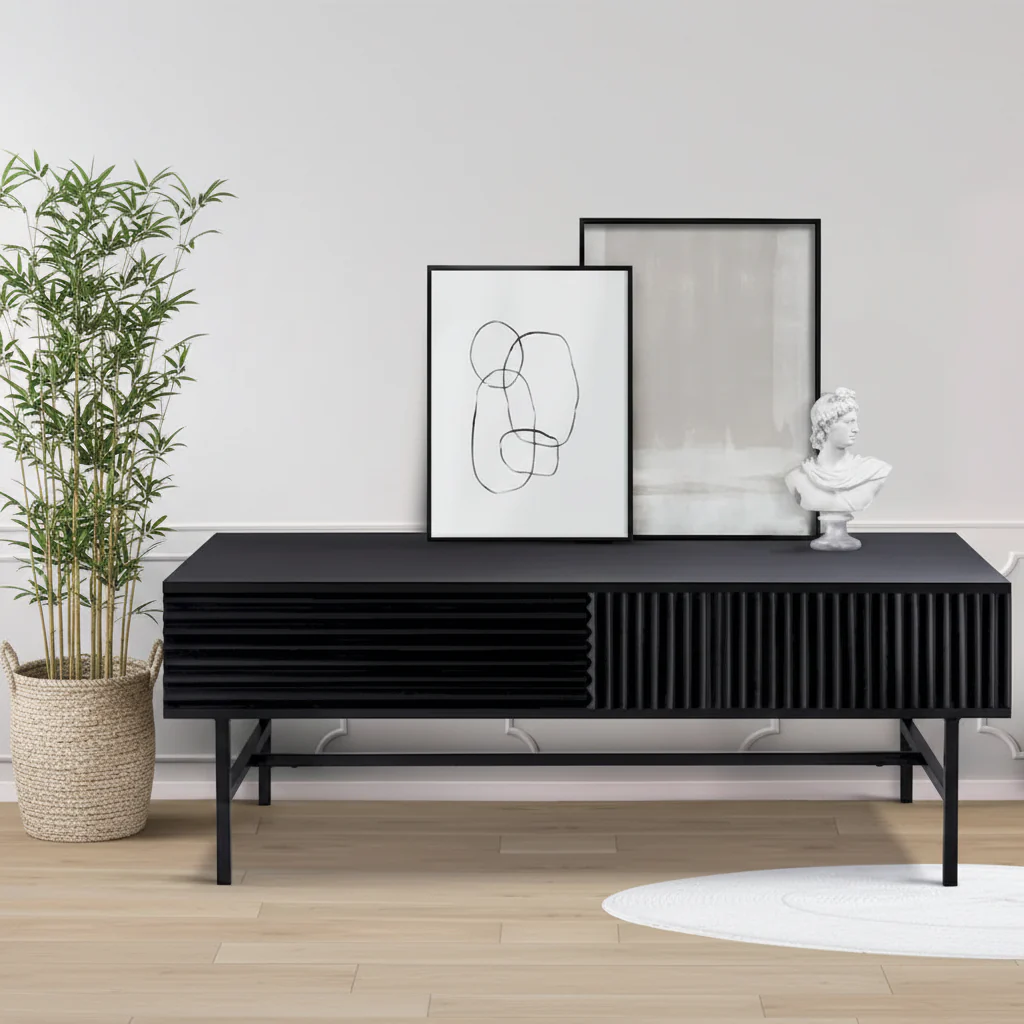 Black Finished Coffee Table